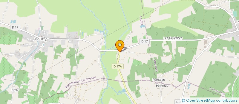 localisation de l'entreprise LE LOUP  COUFFY