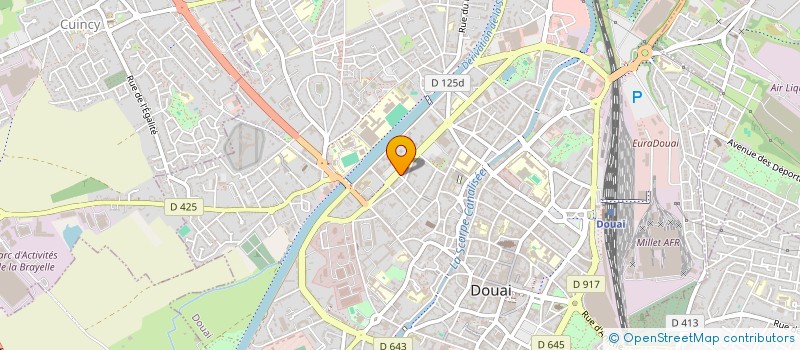 localisation de l'entreprise LE LOUP à DOUAI