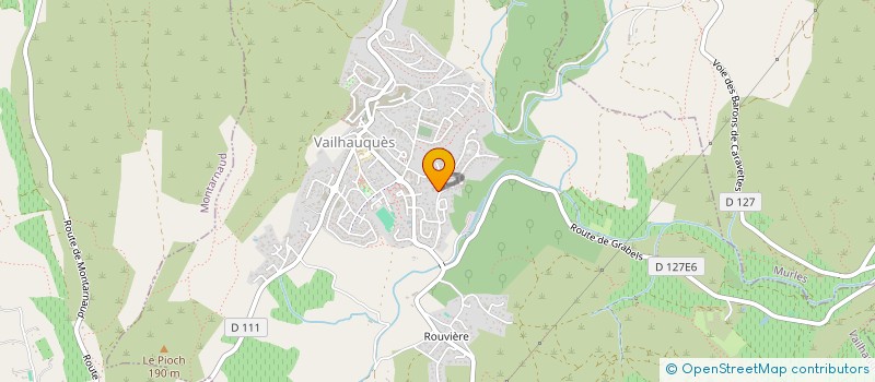 localisation de l'entreprise LE LOUP  VAILHAUQUES