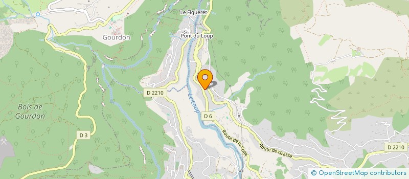 localisation de l'entreprise LE LOUP à TOURRETTES-SUR-LOUP