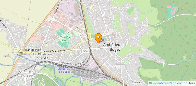 localisation de l'entreprise LE LOUP à AMBERIEU-EN-BUGEY