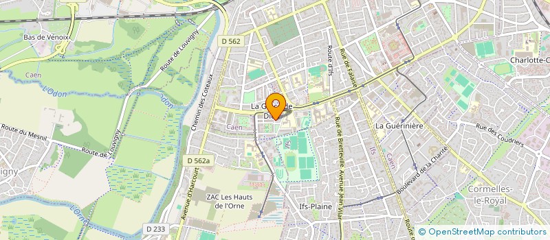 localisation de l'entreprise LE LOUP BLANC à CAEN