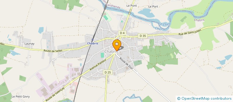 localisation de l'entreprise LE LOUP BLANC à DUN-LE-POELIER