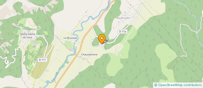 localisation de l'entreprise LE LOUP BLANC DES ORRES  SAINT-BONNET-EN-CHAMPSAUR