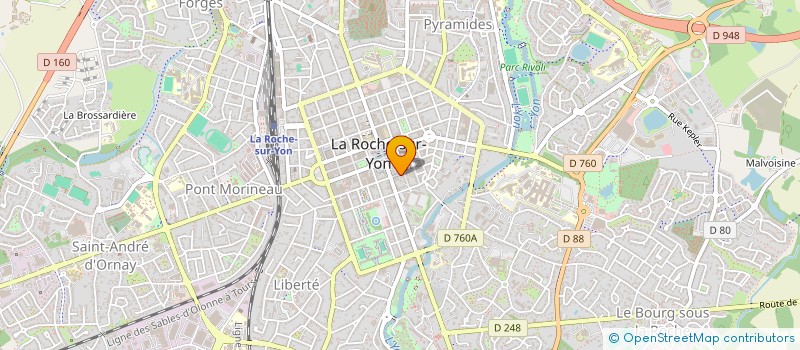 localisation de l'entreprise LE LOUP BOTTE à LA ROCHE-SUR-YON