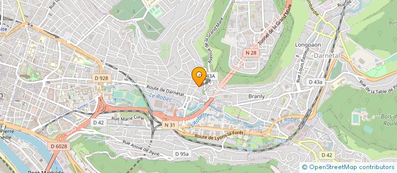 localisation de l'entreprise LE LOUP DES BALKANS S.A.S.U à ROUEN