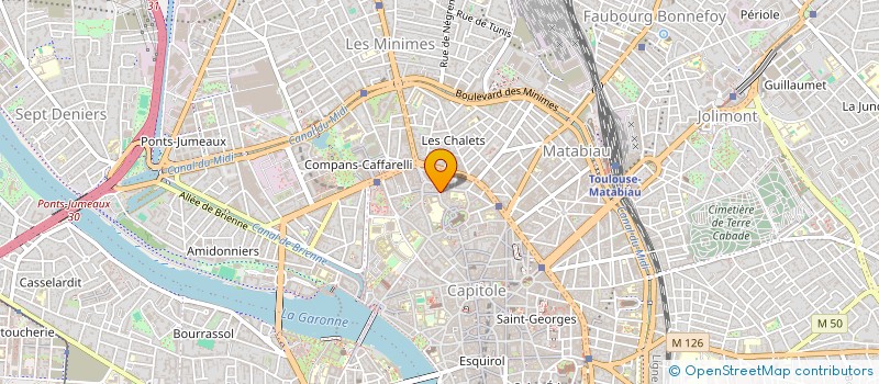 localisation de l'entreprise LE LOUP ET L'AGNEAU à TOULOUSE