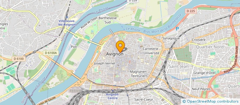 localisation de l'entreprise LE LOUP ET LE RENARD  AVIGNON