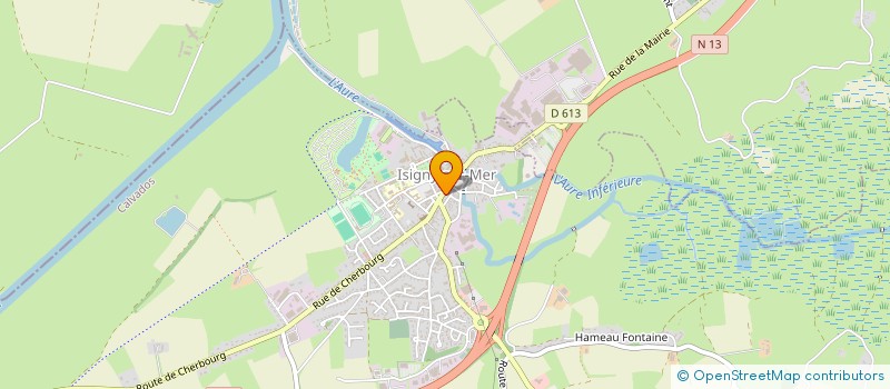 localisation de l'entreprise LE LOUP PENDU  ISIGNY-SUR-MER