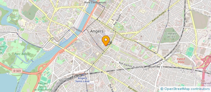 localisation de l'entreprise LE LOUP-PHOQUE à ANGERS