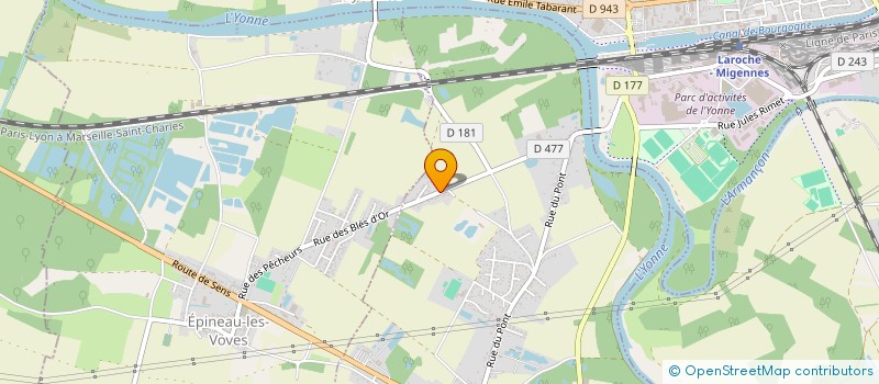 localisation de l'entreprise LE LOUP RANDONNEUR à CHARMOY