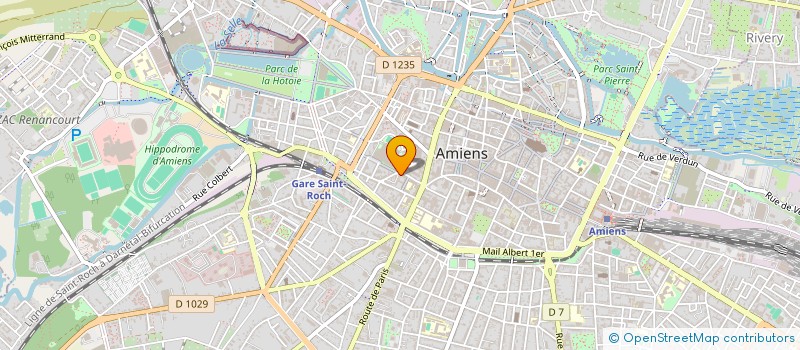 localisation de l'entreprise LE LOUP THEATRE  AMIENS