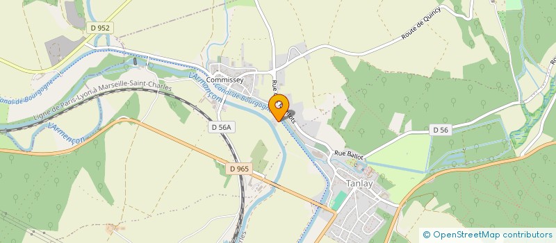 localisation de l'entreprise LE LOUPILLON  TANLAY