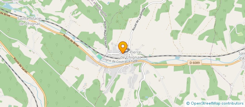 localisation de l'entreprise LE LOUYRE  SAINT-PIERRE-DE-CHIGNAC