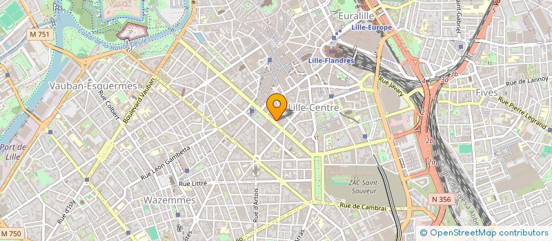 localisation de l'entreprise LE LOVIBOND à LILLE