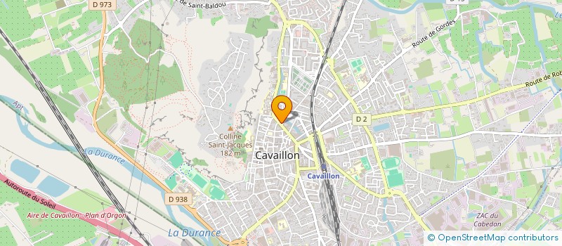 localisation de l'entreprise LE LUBERON  CAVAILLON
