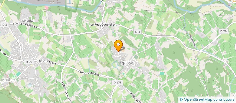 localisation de l'entreprise LE LUC  OPPEDE