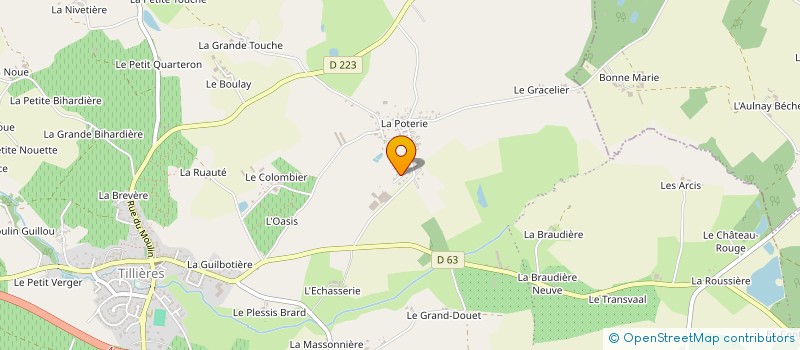 localisation de l'entreprise LE LUCKY à SEVREMOINE