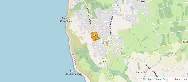 localisation de l'entreprise LE LUDE  CAROLLES