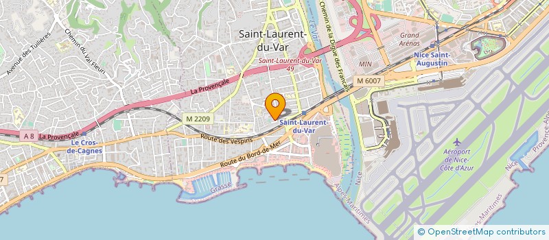 localisation de l'entreprise LE LUDIJOE à SAINT-LAURENT-DU-VAR