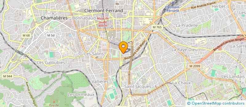 localisation de l'entreprise LE LUDIK  CLERMONT-FERRAND