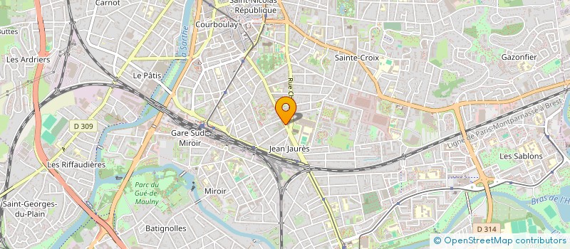 localisation de l'entreprise LE LUDO à LE MANS