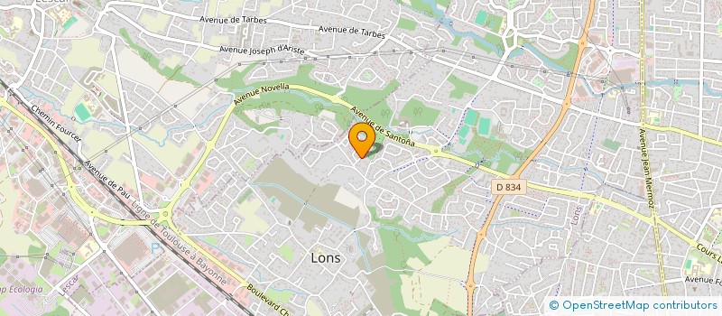 localisation de l'entreprise LE LUHERNE RICHARD 1 à LONS