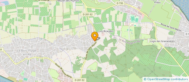 localisation de l'entreprise LE LUMA  LE BOIS-PLAGE-EN-RE