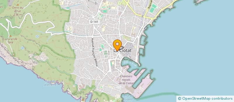 localisation de l'entreprise LE LUMIERE à LA CIOTAT