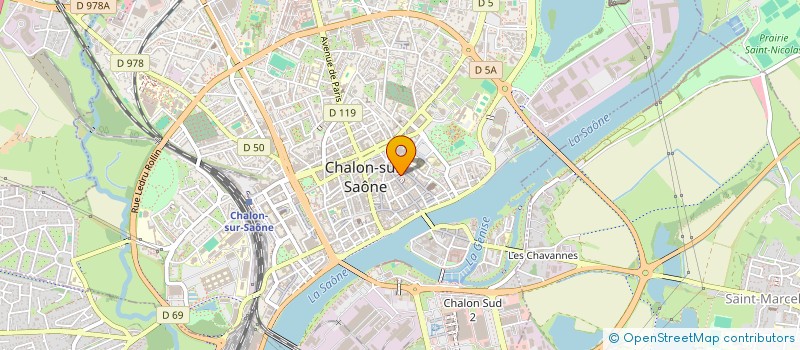 localisation de l'entreprise LE LUNCH BOX à CHALON-SUR-SAONE
