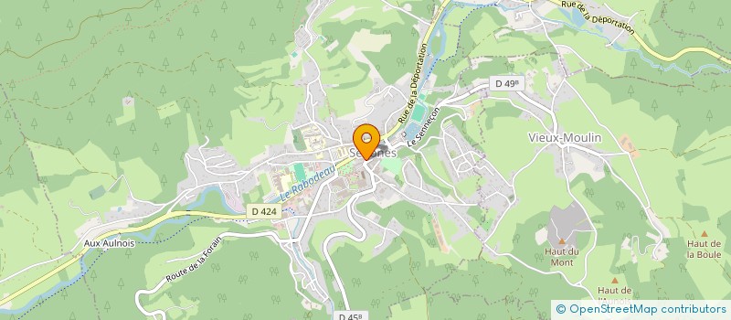 localisation de l'entreprise LE LUNETIER DE DOM CALMET  SENONES