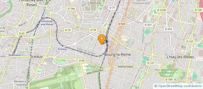 localisation de l'entreprise LE LUNETTARIUM MILLY à BOURG-LA-REINE