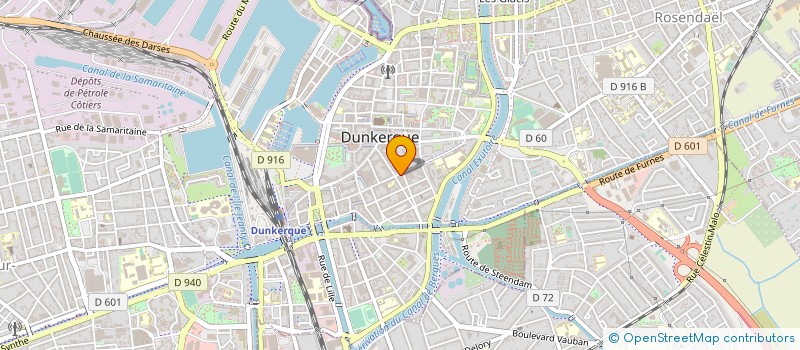localisation de l'entreprise LE LUNETTIER à DUNKERQUE