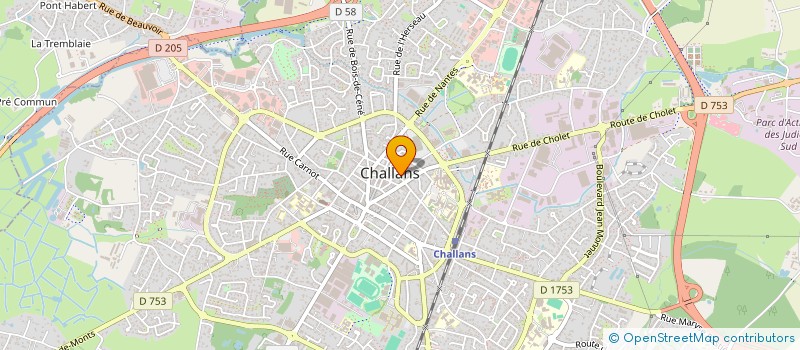 localisation de l'entreprise LE LUSSO à CHALLANS