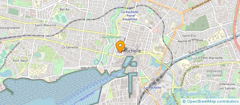 localisation de l'entreprise LE LUTETIA à LA ROCHELLE
