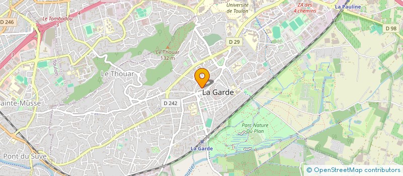 localisation de l'entreprise LE LUTIN à LA GARDE