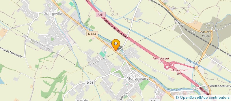 localisation de l'entreprise LE LUTIN  DONNEVILLE