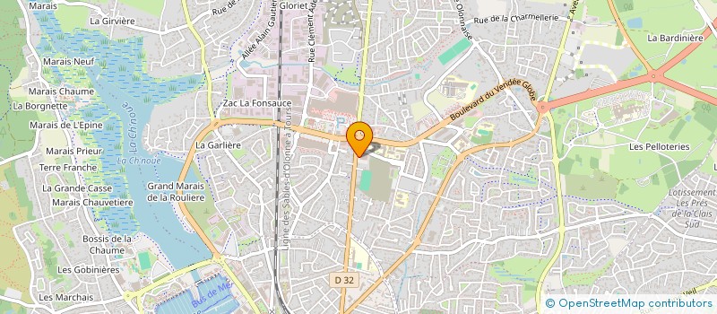 localisation de l'entreprise LE LUTIN BLEU à LES SABLES D'OLONNE