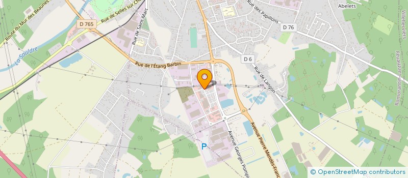 localisation de l'entreprise LE LUTIN D'OR  ROMORANTIN-LANTHENAY