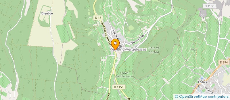 localisation de l'entreprise LE LUXEMBOURG  PERNAND-VERGELESSES