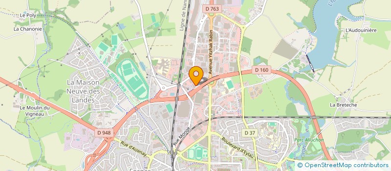 localisation de l'entreprise LE LUXX à LA ROCHE-SUR-YON