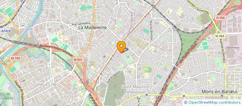 localisation de l'entreprise LE LUZER à LILLE