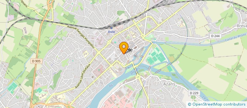 localisation de l'entreprise LE LYCANTHROPE à DOLE