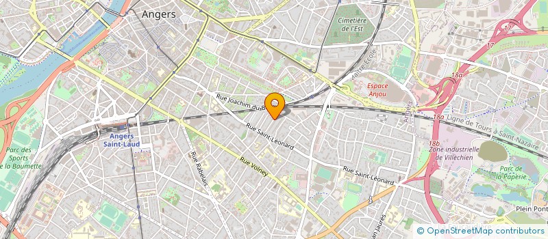 localisation de l'entreprise LE LYCEE ANGERS à ANGERS