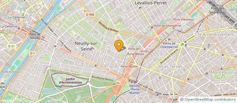 localisation de l'entreprise LE LYCEE DES POSSIBLES 2022-2032 à NEUILLY-SUR-SEINE