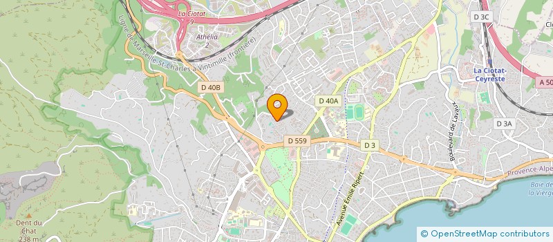 localisation de l'entreprise LE LYCEEN ET LE SPORT MOTONAUTIQUE  LA CIOTAT