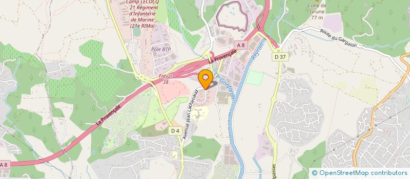 localisation de l'entreprise LE LYNX à FREJUS