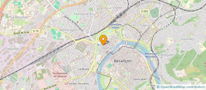 localisation de l'entreprise LE LYNX SARL à BESANCON
