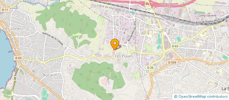 localisation de l'entreprise LE LYRIE à SIX-FOURS-LES-PLAGES