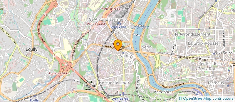 localisation de l'entreprise LE LYS  LYON